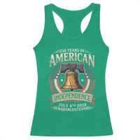 250 years Of America Independence Racerback Tank Top 250th American Anniversary Liberty Bell - Wonder Print Shop