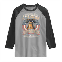 250 years Of America Independence Raglan Shirt 250th American Anniversary Liberty Bell - Wonder Print Shop