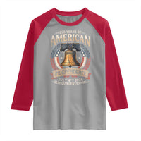 250 years Of America Independence Raglan Shirt 250th American Anniversary Liberty Bell - Wonder Print Shop