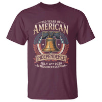 250 years Of America Independence T Shirt 250th American Anniversary Liberty Bell - Wonder Print Shop