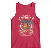 250 years Of America Independence Tank Top 250th American Anniversary Liberty Bell - Wonder Print Shop