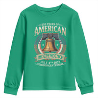 250 years Of America Independence Youth Sweatshirt 250th American Anniversary Liberty Bell - Wonder Print Shop