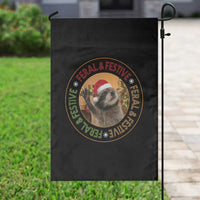Funny Christmas Pedro The Racoon Garden Flag Feral And Festive Xmas Santa Trash Panda - Wonder Print Shop