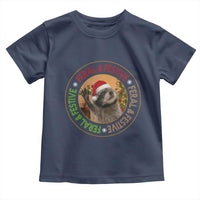 Funny Christmas Pedro The Racoon Toddler T Shirt Feral And Festive Xmas Santa Trash Panda - Wonder Print Shop