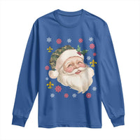 Funny Christmas Cajun Louisiana Santa Papa Noel Long Sleeve Shirt