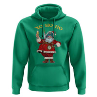 Funny Christmas Pirate Santa Hoodie Yo Ho Ho Holiday Xmas Pirate