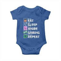 Eat Sleep Anime Gaming Repeat Baby Onesie Kawaii Otaku Anime Manga