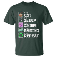 Eat Sleep Anime Gaming Repeat T Shirt Kawaii Otaku Anime Manga