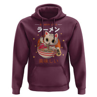 Funny Japanese Kawaii Cat Neko Ramen Hoodie
