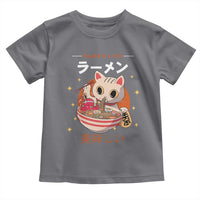 Funny Japanese Kawaii Cat Neko Ramen Toddler T Shirt