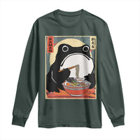 Funny Frog Ramen Japanese Kawaii Anime Long Sleeve Shirt