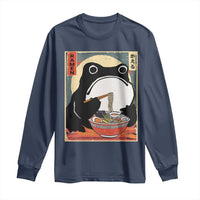 Funny Frog Ramen Japanese Kawaii Anime Long Sleeve Shirt