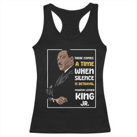 Martin Luther King Jr Quotes Racerback Tank Top There Comes A Time When Silence Is Betrayal MLK Day