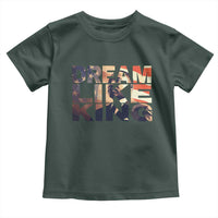 Dream Like King Dr. Martin Luther King Toddler T Shirt MLK Day Vintage American Flag