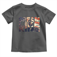 Dream Like King Dr. Martin Luther King Toddler T Shirt MLK Day Vintage American Flag