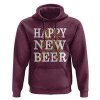 Funny Happy New Beer New Year Hoodie NYE Party Beer Lover Firework - Wonder Print Shop