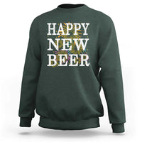 Funny Happy New Beer New Year Sweatshirt NYE Party Beer Lover Firework - Wonder Print Shop