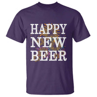 Funny Happy New Beer New Year T Shirt NYE Party Beer Lover Firework - Wonder Print Shop