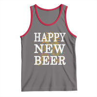Funny Happy New Beer New Year Tank Top NYE Party Beer Lover Firework - Wonder Print Shop