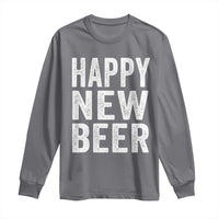 Funny Happy New Beers New Year Long Sleeve Shirt NYE Party Beer Lover - Wonder Print Shop