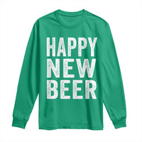 Funny Happy New Beers New Year Long Sleeve Shirt NYE Party Beer Lover - Wonder Print Shop