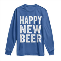 Funny Happy New Beers New Year Long Sleeve Shirt NYE Party Beer Lover - Wonder Print Shop