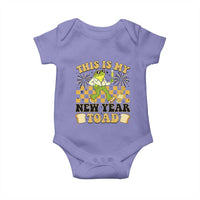 Funny New Years Eve Baby Onesie This Is My New Year Toad Frog Pun - Wonder Print Shop