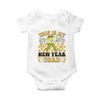 Funny New Years Eve Baby Onesie This Is My New Year Toad Frog Pun - Wonder Print Shop