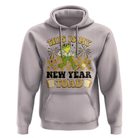 Funny New Years Eve Hoodie This Is My New Year Toad Frog Pun - Wonder Print Shop