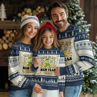 Funny New Years Eve Ugly Christmas Sweater This Is My New Year Toad Frog Pun - Wonder Print Shop