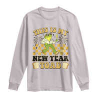 Funny New Years Eve Long Sleeve Shirt This Is My New Year Toad Frog Pun - Wonder Print Shop