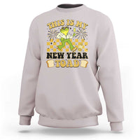 Funny New Years Eve Sweatshirt This Is My New Year Toad Frog Pun - Wonder Print Shop