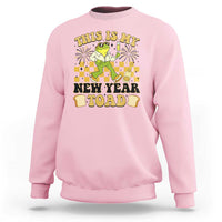 Funny New Years Eve Sweatshirt This Is My New Year Toad Frog Pun - Wonder Print Shop