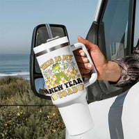 Funny New Years Eve Tumbler With Handle This Is My New Year Toad Frog Pun - Wonder Print Shop