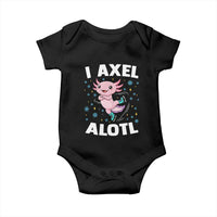 Funny Axolotl Ice Skating Baby Onesie I Axel Alotl Winter Sport - Wonder Print Shop