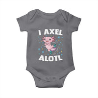 Funny Axolotl Ice Skating Baby Onesie I Axel Alotl Winter Sport - Wonder Print Shop