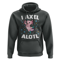 Funny Axolotl Ice Skating Hoodie I Axel Alotl Winter Sport - Wonder Print Shop