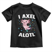 Funny Axolotl Ice Skating Toddler T Shirt I Axel Alotl Winter Sport - Wonder Print Shop