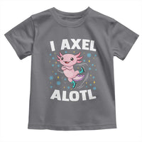 Funny Axolotl Ice Skating Toddler T Shirt I Axel Alotl Winter Sport - Wonder Print Shop