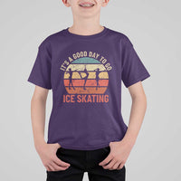 Funny It's A Good Day To Go Ice Skating T Shirt For Kid - Wonder Print Shop
