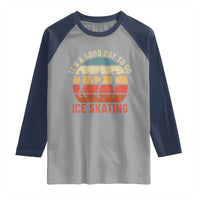 Funny It's A Good Day To Go Ice Skating Raglan Shirt - Wonder Print Shop