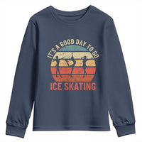 Funny It's A Good Day To Go Ice Skating Youth Sweatshirt - Wonder Print Shop