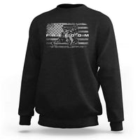 American Flag Snowmobile Freedom Winter Sport Sweatshirt - Wonder Print Shop