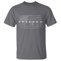 American Flag Snowmobile Freedom Winter Sport T Shirt - Wonder Print Shop