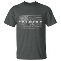American Flag Snowmobile Freedom Winter Sport T Shirt - Wonder Print Shop