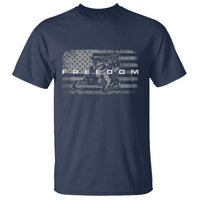 American Flag Snowmobile Freedom Winter Sport T Shirt - Wonder Print Shop