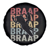 Snowmobile Braaap Spare Tire Cover Retro Snowcross Snow Sled Winter Sport - Wonder Print Shop