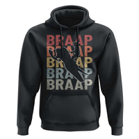 Snowmobile Braaap Hoodie Retro Snowcross Snow Sled Winter Sport - Wonder Print Shop