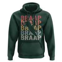 Snowmobile Braaap Hoodie Retro Snowcross Snow Sled Winter Sport - Wonder Print Shop