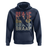 Snowmobile Braaap Hoodie Retro Snowcross Snow Sled Winter Sport - Wonder Print Shop